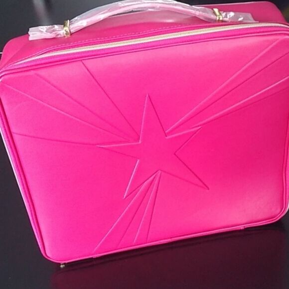 Lancome Paris Make up Case Cosmetic Bag Pink - Picture 2 of 8